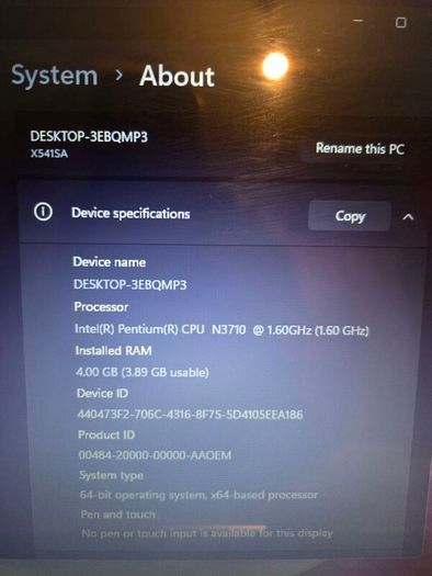 Mint Condtion Asus laptop upgraded ssd drive