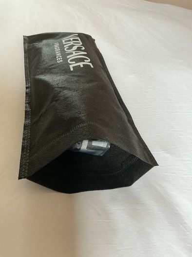 Authentic genuine Versace Black Waist Belt Bag bum bag Travel black