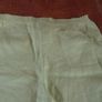 Designer Khaki Linen Trousers for Sale Image 3