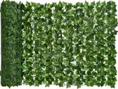 Artificial Ivy Privacy Fence Screen, Artificial Hedges Fence and Faux Ivy Vine Leaf Decoration for Outdoor Decor, Garden (1.5 x 2.5 meter)