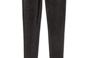 H&amp;M Divided black glitter skinny pants size UK12 EU40 Perfect condition Postage included