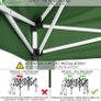 3x3m Pop Up Gazebo with 4 Leg Weight Bags, Folding Party Tent for Garden Outdoor, Green (FREE POSTAGE) Image 3