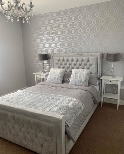 Hilton Double & King Size Bed Frame With Mattress Opt