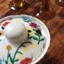 Shannonbridge Ireland lovely colourful floral pattern jam / conserve pot with lid Image 2