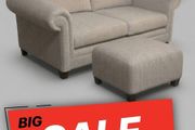 New Sofa + Free Footstool Gift