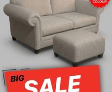 New Sofa + Free Footstool Gift