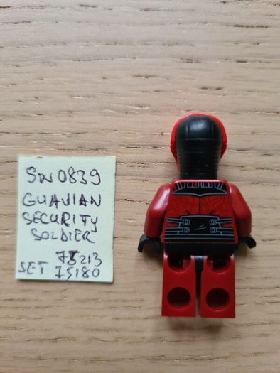lego sw0839 guavian security soldier, set star wars 75213, 75180