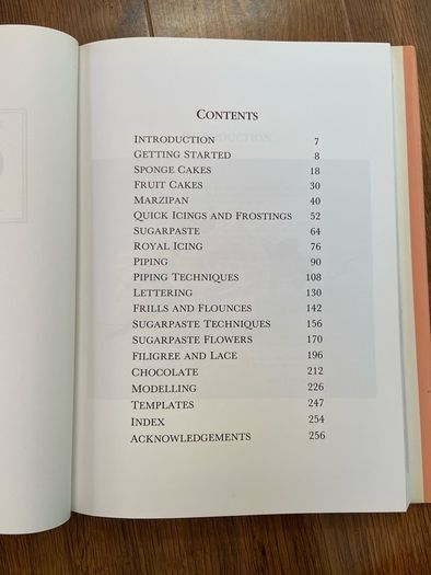 Cake decorating book
