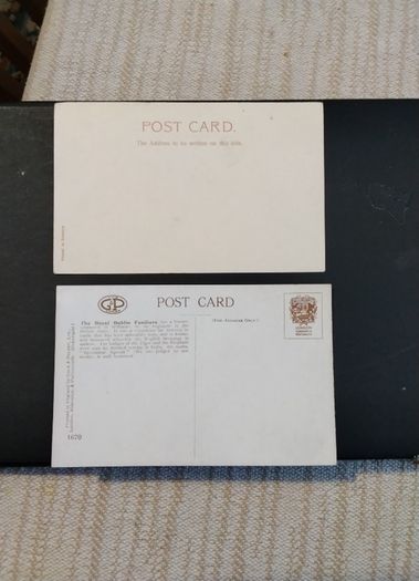 Two   Millitary  Postcards