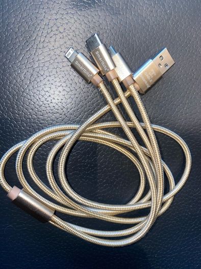 iPhone Samsung 3 in 1 for iPhone Type C Micro USB Cable Charger