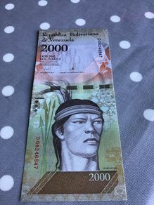 Venezuela Banknote 2000 Bolivares