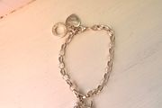 Thomas Sabo Silver 6.9/ 7inch Bracelet with Dog Charm and Love Charm