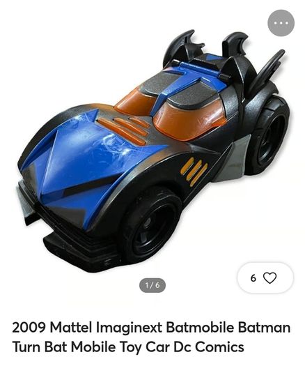 IMAGINEXT Batman Batmobile Vehicles