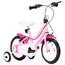 Kids Bike 12 inch White and Pink Image 2