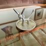Seba Silverplated Ring Tree Retro Walter Bosse stylised Big Eared Donkey 1960s Image 3