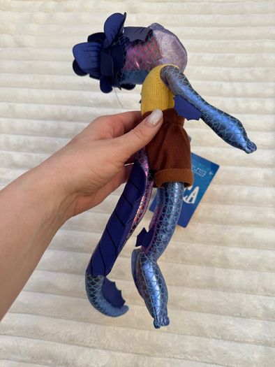 Disney Store Pixar Luca approx. 16 Alberto Sea Monster Purple Plush his head is too loose Please see photos
