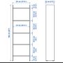 IKEA baggebo bookcase x2 Image 4