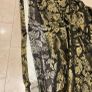Pair of large lined black and gold curtains Image 7