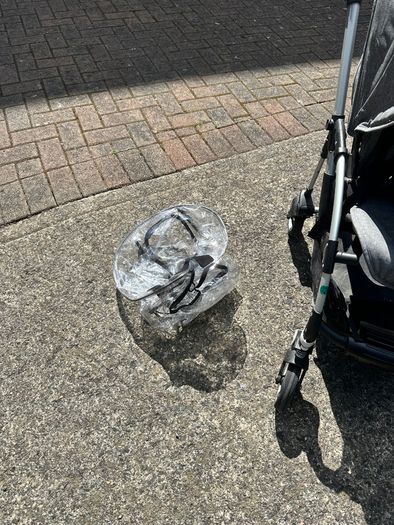 Bugaboo Bee5 Single City Stroller - Limited Edition - Wave - Raincover