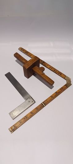 Vintage set of marking / measuring tools