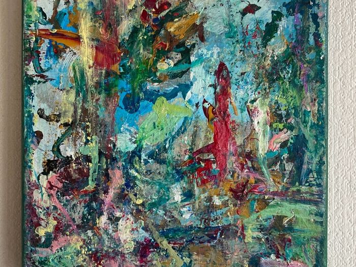 Original Abstract Painting Framed Original Abstract Paintin  Contemporary Irish Art