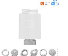 Smart Tuya Wifi Radiator Actuator TRV Programmable Thermostatic App Remote Temperature Controller Alexa Google