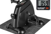 FREE EXPRESS SHIPPING Mini Bike, Mini Exercise Bike Leg Machine Digital Under Desk Bike Foot Cycle Arm &amp; Leg Pedal Machine with LCD Screen Display, Non-Slip Mat Included