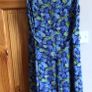 Ladies Blue Patterned Midi sundress Size 22 includes Postage Image 3