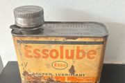 Vintage 1940's / 50's Essolube Oil Tin