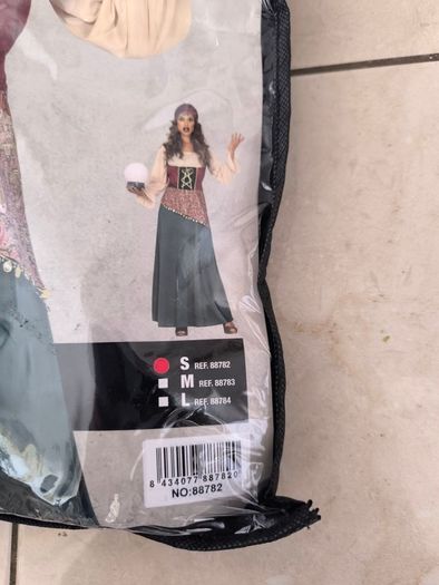 Gypsy girl dress costume size S great for Halloween