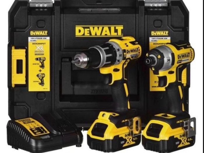 DeWalt DCK266P2T Combi Drill and Impact Driver Kit