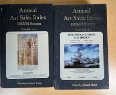 2 x 1983-84 Art Sales Index Books | Edited by Richard Hislop | Reference Set