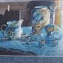 Lovely Vintage still life Pastel painting signed & dated Image 3