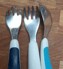 Baby spoons and forks
