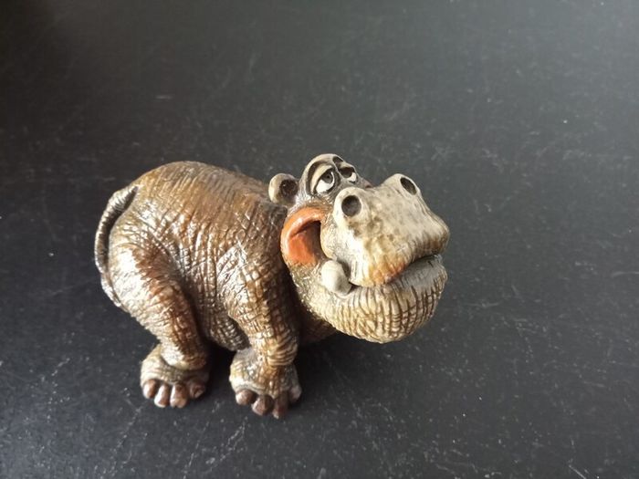 John Raya Beasties of the Kingdom Hippo Figurine, Vintage 1986