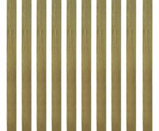 20 pcs Impregnated Fence Slats Wood 140 cm