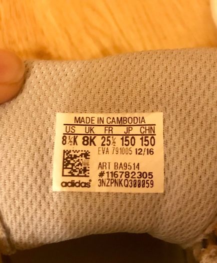 Adidas shoes, size 8 uk