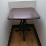 Wooden Table with Cast Iron Base Image 2