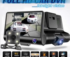Brand New 1080P Car DVR 4.3 inch Lens Dash Cam Front and Rear Video Recorder Camera G-sensor