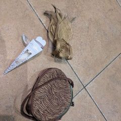 Wedding guest hair piece & bag