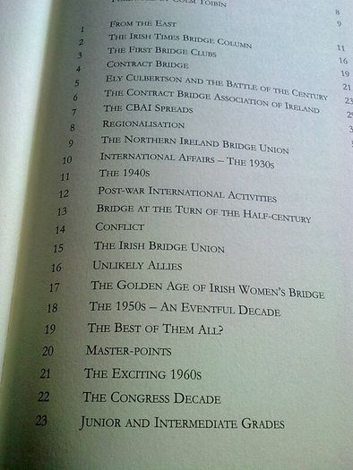 Thank you partner, The history of bridge in Ireland