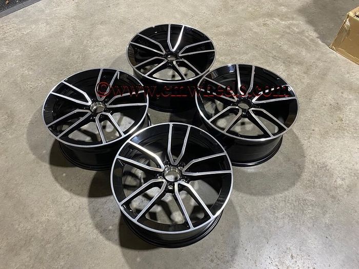 22" Inch Mercedes Merc Twin spoke style Alloy Wheels Jeep GLE GLC GL ML M Class AMG SUV 5X112 4MATIC
