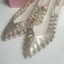 Una Healy Gold Slingbacks Image 5