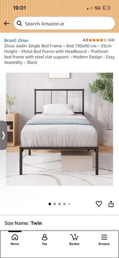 single bed frame