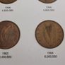Irish pennies coin from 1928 to 1968 Image 10