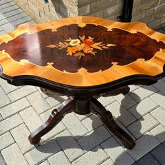 Vintage Marquetry Coffee Table