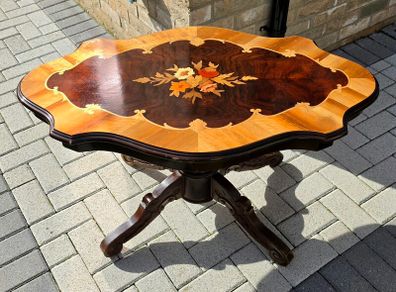 Vintage Marquetry Coffee Table