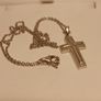 Sterling Silver Solid Cross and Chain Image 3