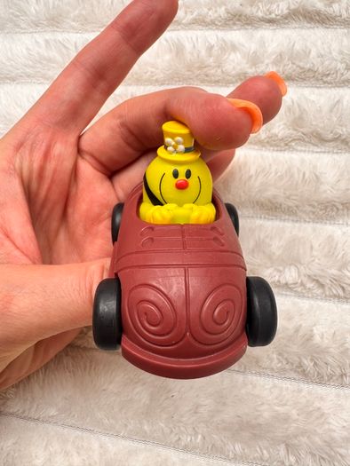 Mcdonalds Happy Meal Mr Men Mr Funny Figure Car Vehicle approx. approx. 5 cm. Used Please see photos