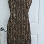 Bellissima Brown Spiderweb like Dress  Cotton/Mix Size Small Image 2